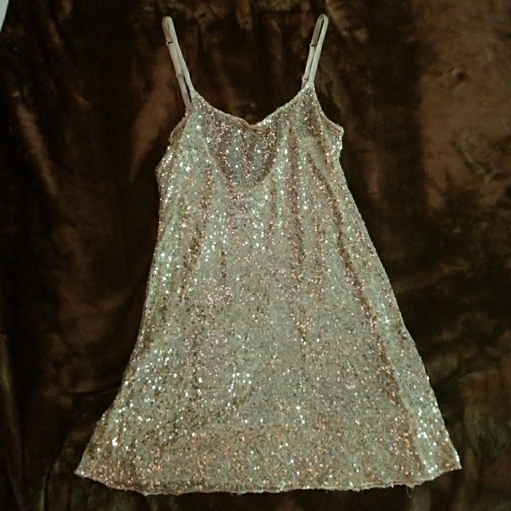 Gold Sequined top